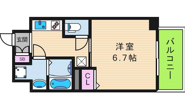 13階の間取り図