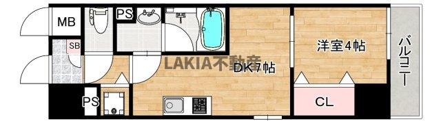 2階の間取り図