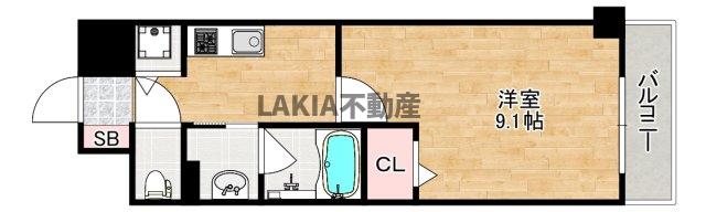 2階の間取り図