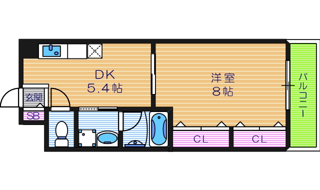 2階の間取り図