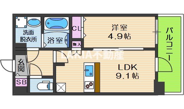 10階の間取り図