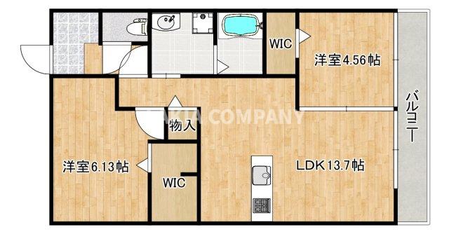3階の間取り図