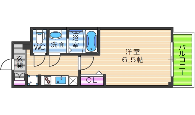 6階の間取り図