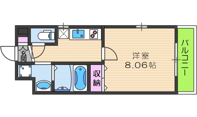 2階の間取り図