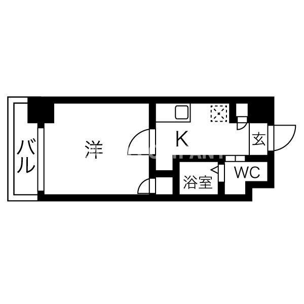 4階の間取り図