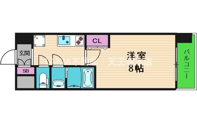 7階の間取り図