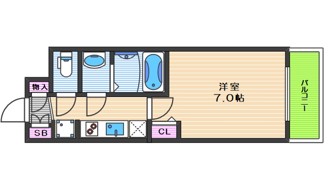 2階の間取り図