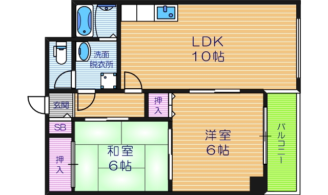 3階の間取り図