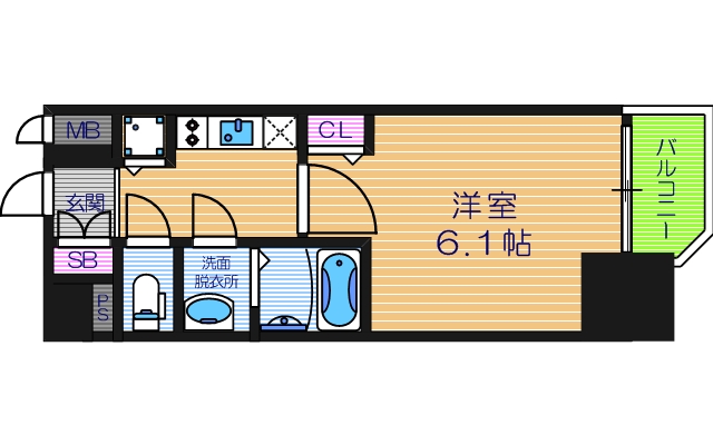 9階の間取り図