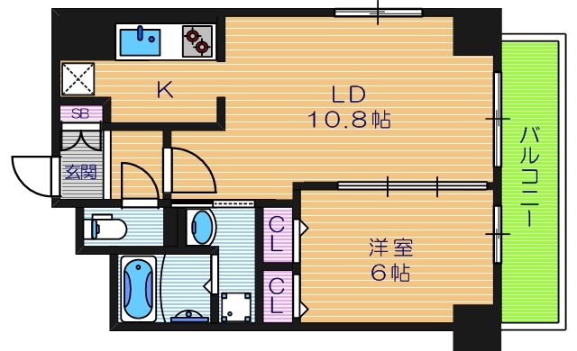 2階の間取り図