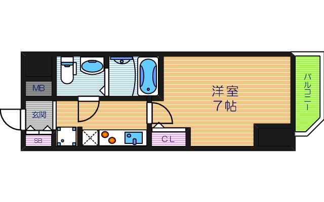 2階の間取り図
