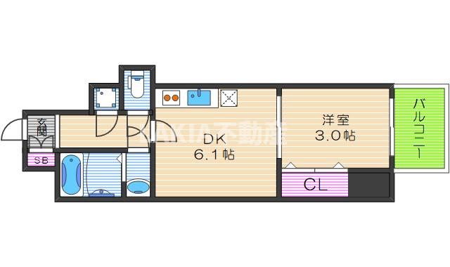 11階の間取り図