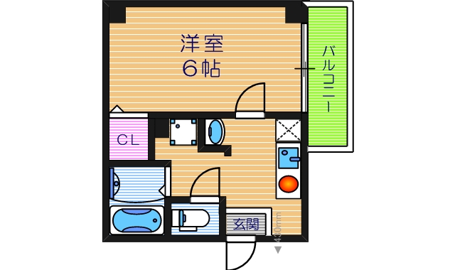 4階の間取り図