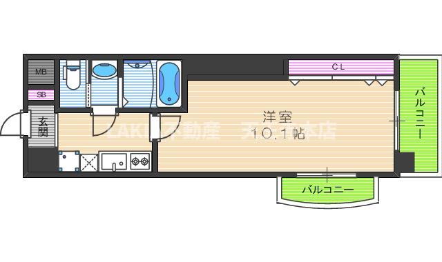 11階の間取り図