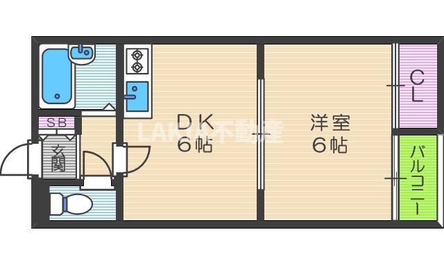 2階の間取り図