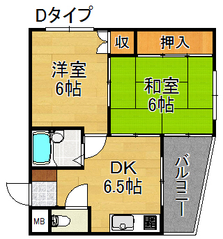 4階の間取り図