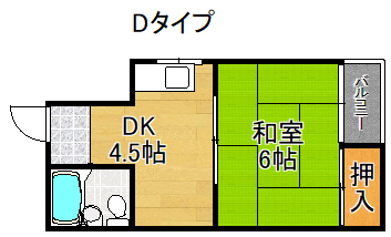 4階の間取り図