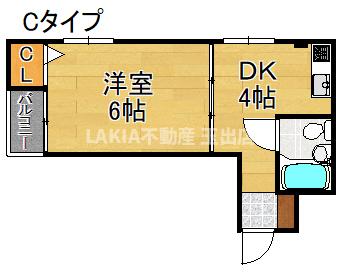 6階の間取り図