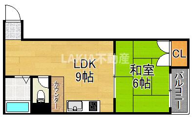 4階の間取り図