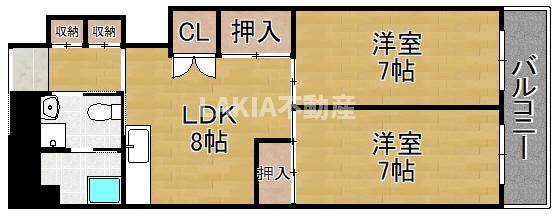 1階の間取り図