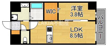 4階の間取り図