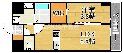 6階の間取り図