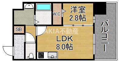2階の間取り図