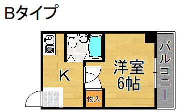 6階の間取り図
