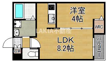 1階の間取り図