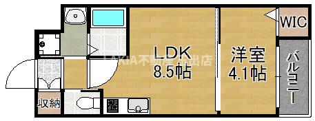 1階の間取り図