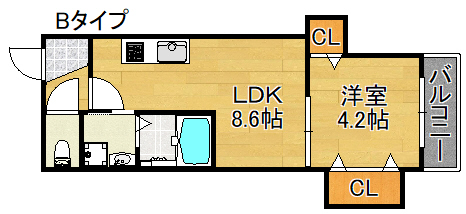 1階の間取り図
