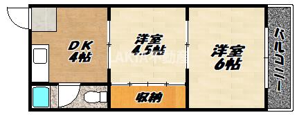 4階の間取り図