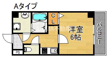 6階の間取り図