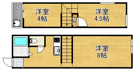 3階の間取り図
