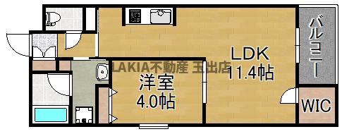 1階の間取り図
