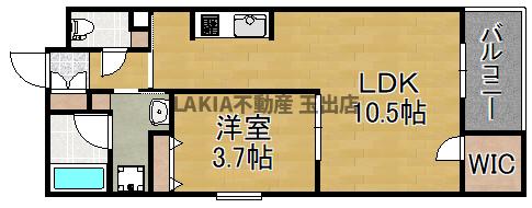 1階の間取り図