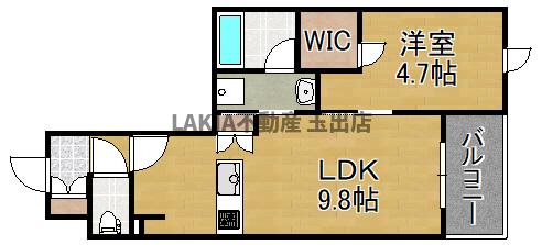 1階の間取り図