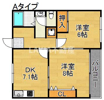 1階の間取り図