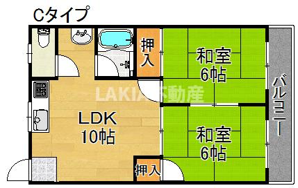 4階の間取り図