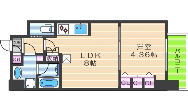 3階の間取り図