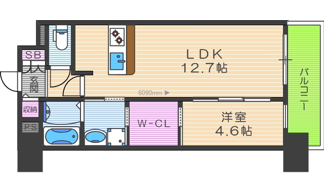 3階の間取り図