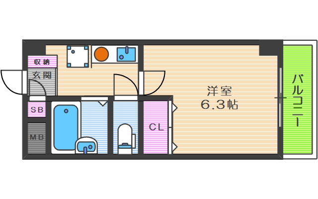 3階の間取り図