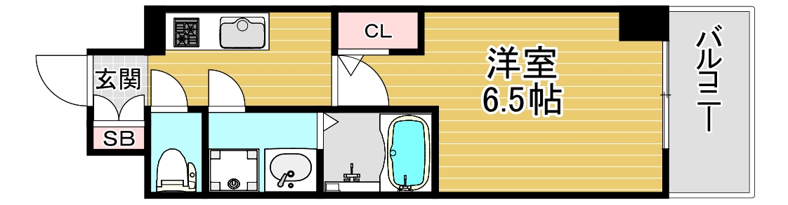 6階の間取り図