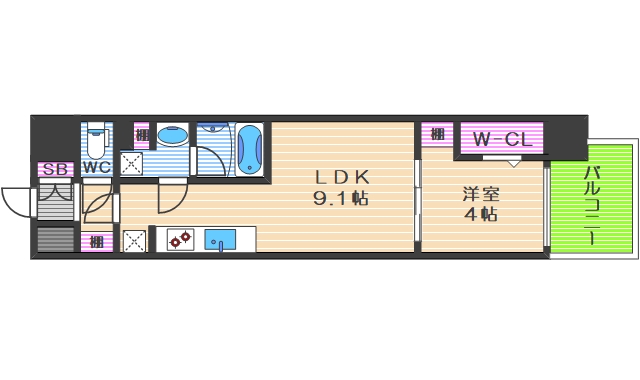 11階の間取り図