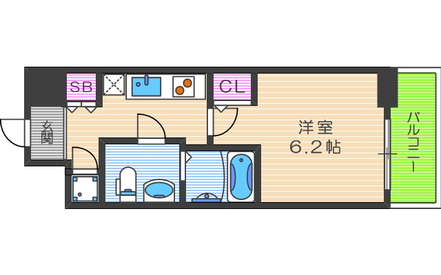 5階の間取り図