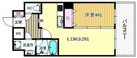 7階の間取り図