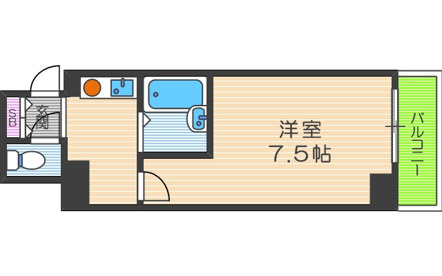 6階の間取り図