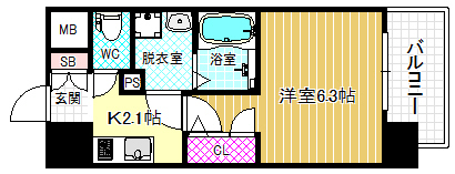 3階の間取り図