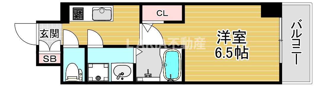 9階の間取り図