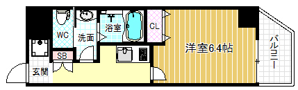 4階の間取り図